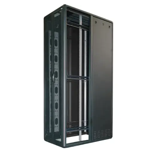 [M-GABINETE-GF-2604] Gabinete de Piso 45U Altura 219cm, Ancho 80cm, Fondo 12 cm Marca QUEST