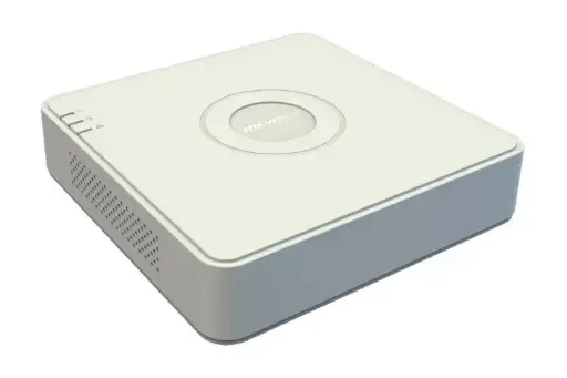 [IDS-7108HQHI-M1/S] DVR de 8 canales, resolucion 5mpx, 8 canales TURBOHD + 4 canales IP / 1 bahia de disco duro / audio por coaxitron Marca Hikvision 