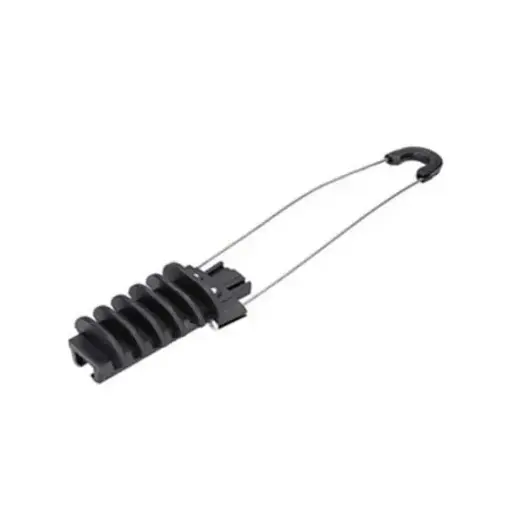 [FO-TENSOR-ANCLAJE-PA69] Abrazadera de anclaje PA69 para poste fibra óptica ADSS de extremo muerto de 6 a 9mm